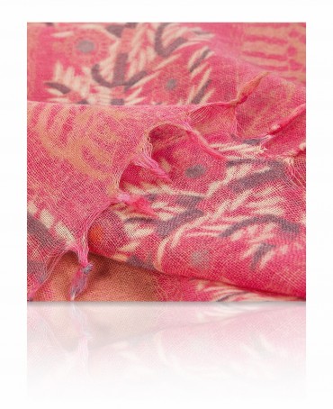 Палантин Женский ZW-TRIBAL/FUCSHIA